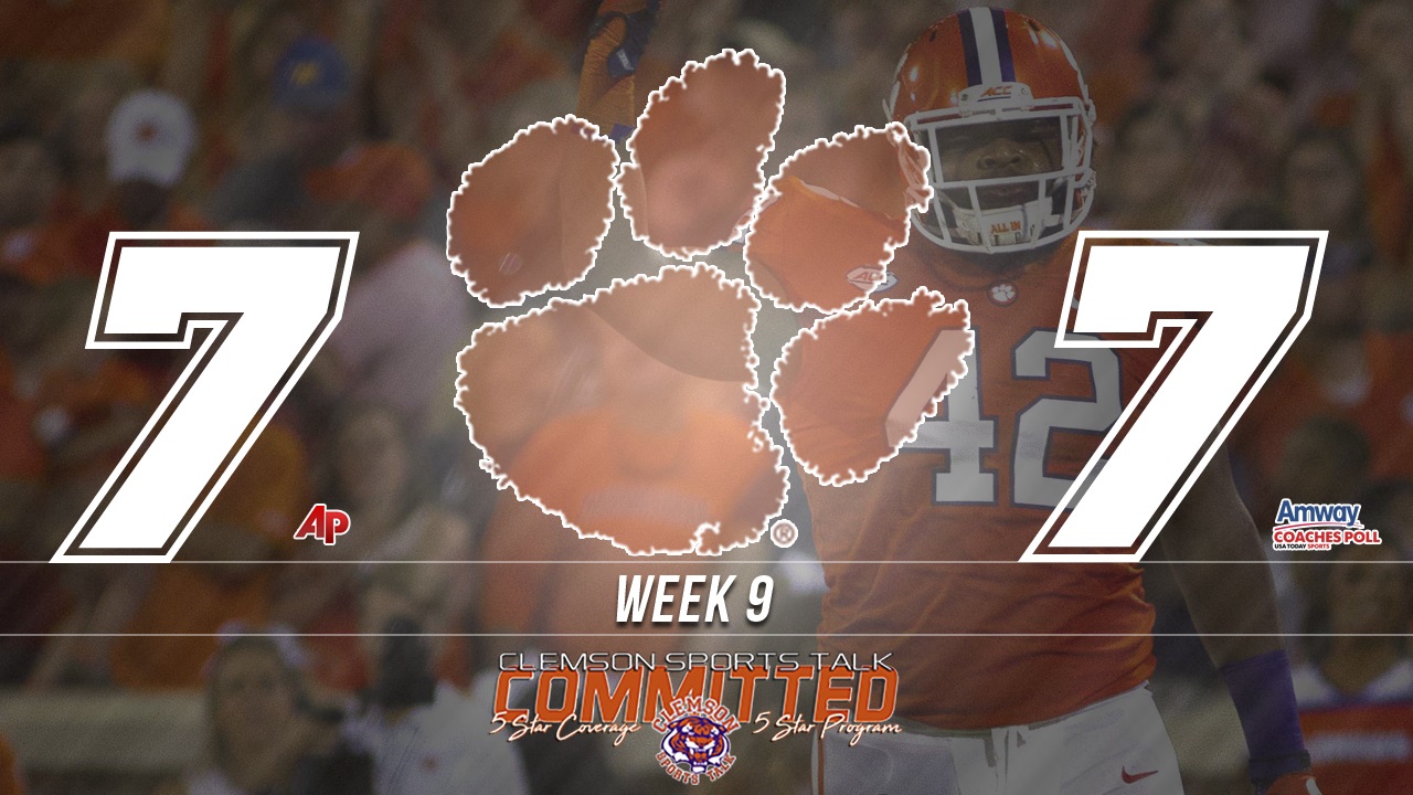 Clemson moves up in the latest Coaches Poll, holds in AP Clemson