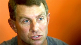 Dabo Swinney on a 12-team playoff, "I'm not for it."