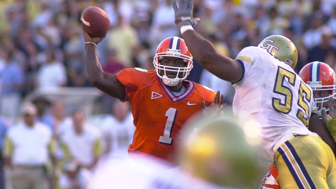 Clemson QB Woodrow Dantzler Dazzles Versus NC State, ACC Elite  Performances