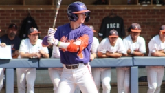 Gilbert Leads Tigers Over No. 9 Virginia 8-2 In Game 1 of Doubleheader