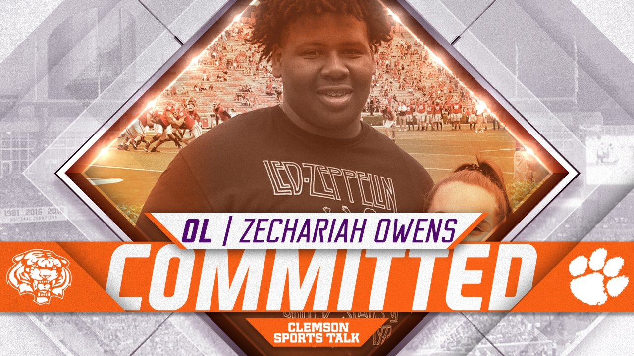 Clemson lineman commit Zechariah Owens lands on 247Sports 'Freaks