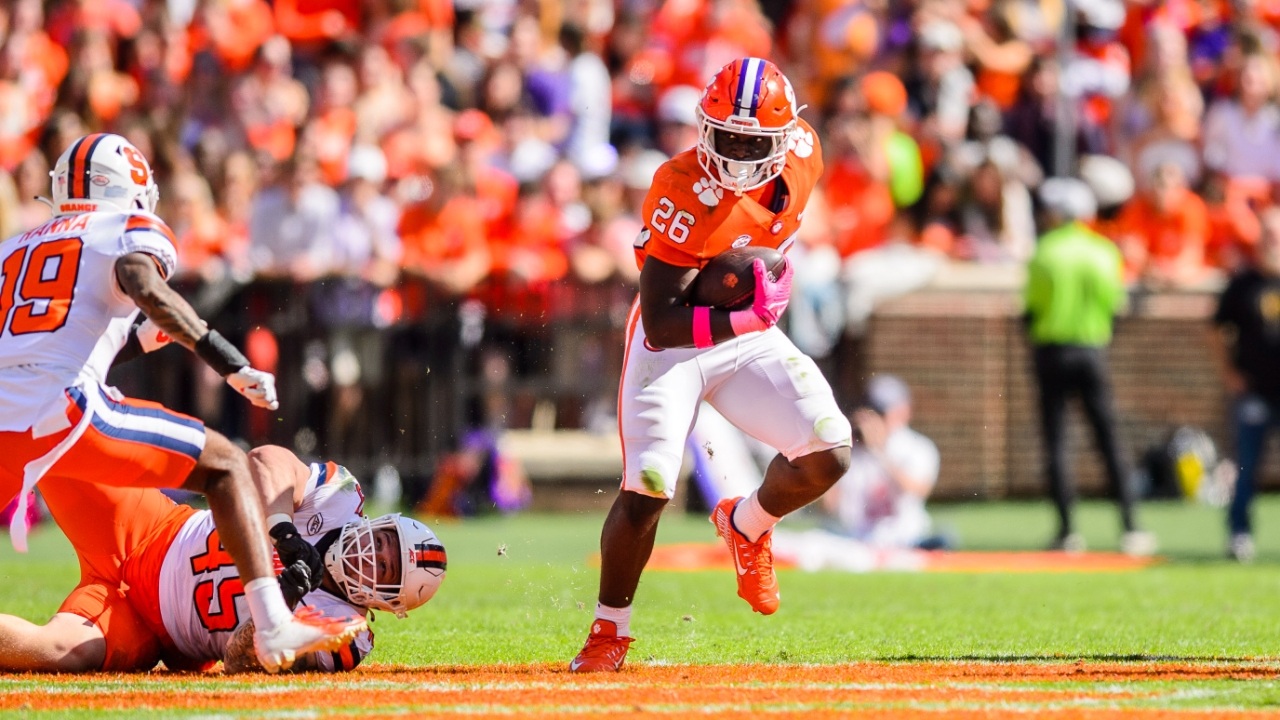 Clemson RB Phil Mafah Highlights vs. Syracuse Clemson Sports Talk