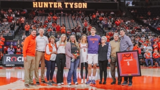 Hunter Tyson's return to Clemson for a fifth year wasn't just about basketball