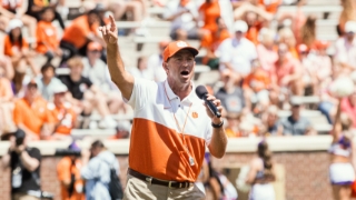 What did recruits think of Clemson's spring game?