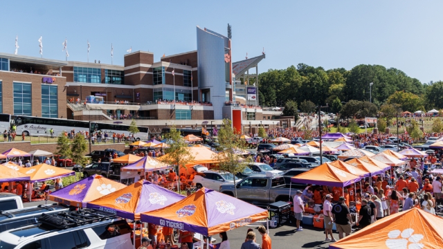 Oculus, Fans, Clemson football, Clemson Fans, Wake Forest football, Fans Tailgating, West End Zone, upload order