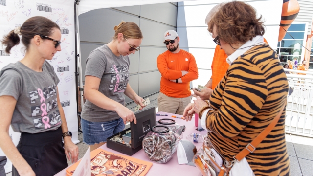 Clemson football, All In Foundation, Breast Cancer Awareness, upload order