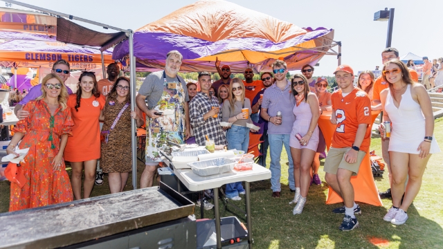 Clemson football, Clemson Fans, Fans Tailgating, upload order