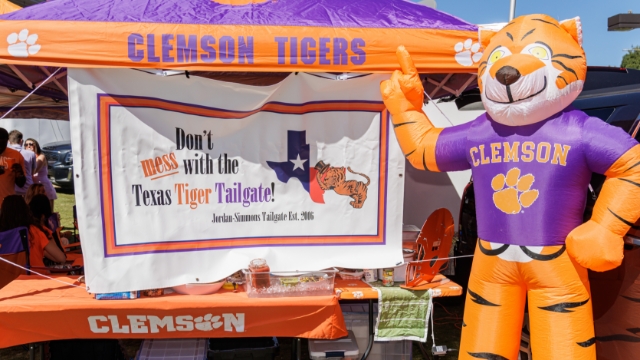 Clemson football, Clemson Fans, Wake Forest football, Fans Tailgating, upload order