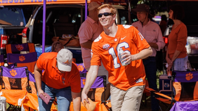 Fans, Clemson football, Clemson Fans, Fans Tailgating, upload order