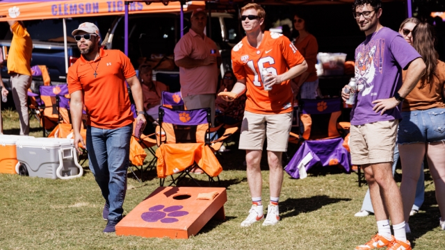 Clemson football, Clemson Fans, Wake Forest football, Fans Tailgating, upload order