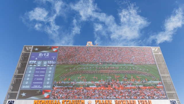 Clemson football, Wake Forest football, Dabotron, upload order