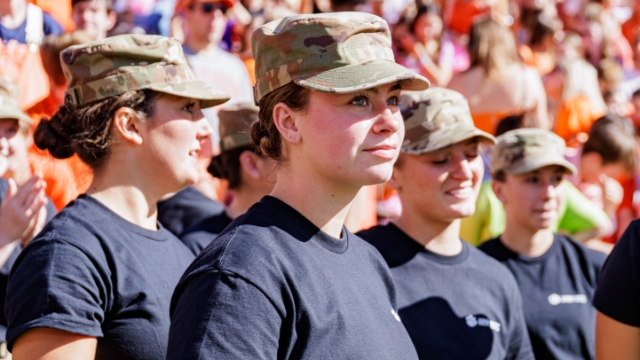 Clemson football, Wake Forest football, Clemson ROTC, upload order