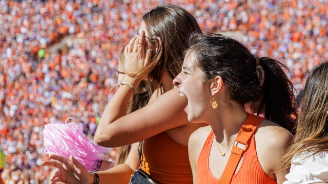Oculus, Fans, Clemson football, Clemson Fans, Wake Forest football, All In Foundation, Breast Cancer Awareness, Fans Tailgating, West End Zone, upload order
