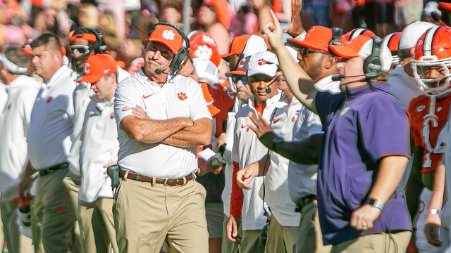 Dabo Swinney, Clemson football, Wake Forest football, Clemson Sideline, upload order