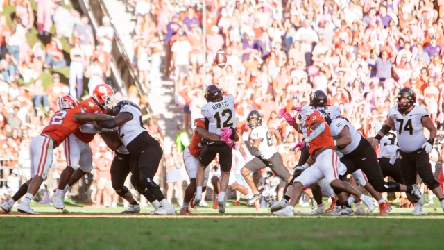 Clemson football, Wake Forest football, upload order