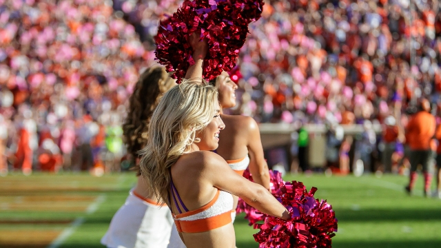 Cheerleaders, Clemson football, Wake Forest football, upload order