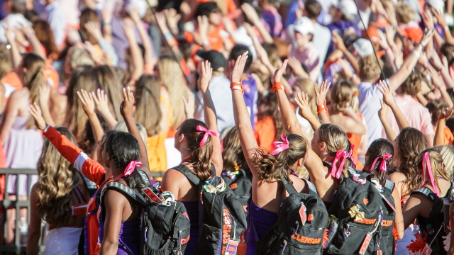 Fans, Clemson football, upload order
