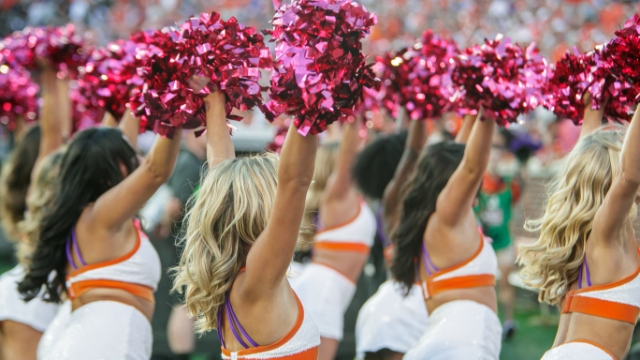Cheerleaders, Clemson football, Wake Forest football, upload order