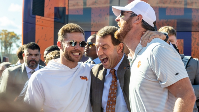 Dabo Swinney, Adam Humphries, Stanton Seckinger