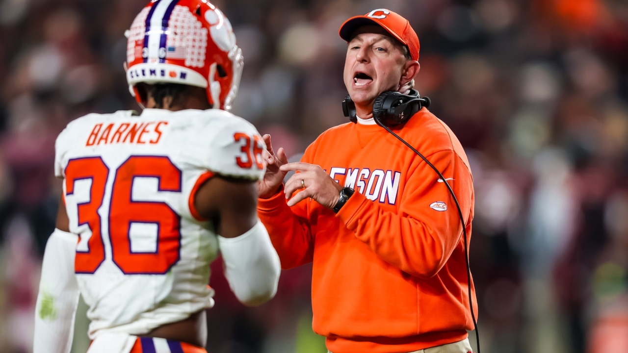 Clemson Freshman Khalil Barnes Opens Rivalry Game With A Fumble ...