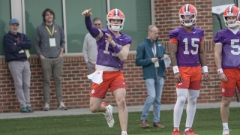 Clemson QBs Navigating New System Under Chad Morris This Spring