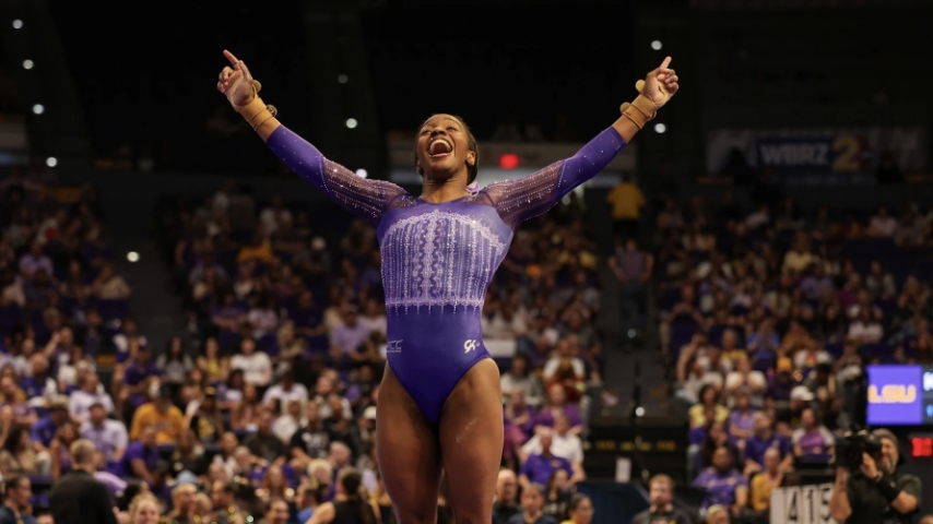 Brie Clark to Compete Thursday for National Title on Floor