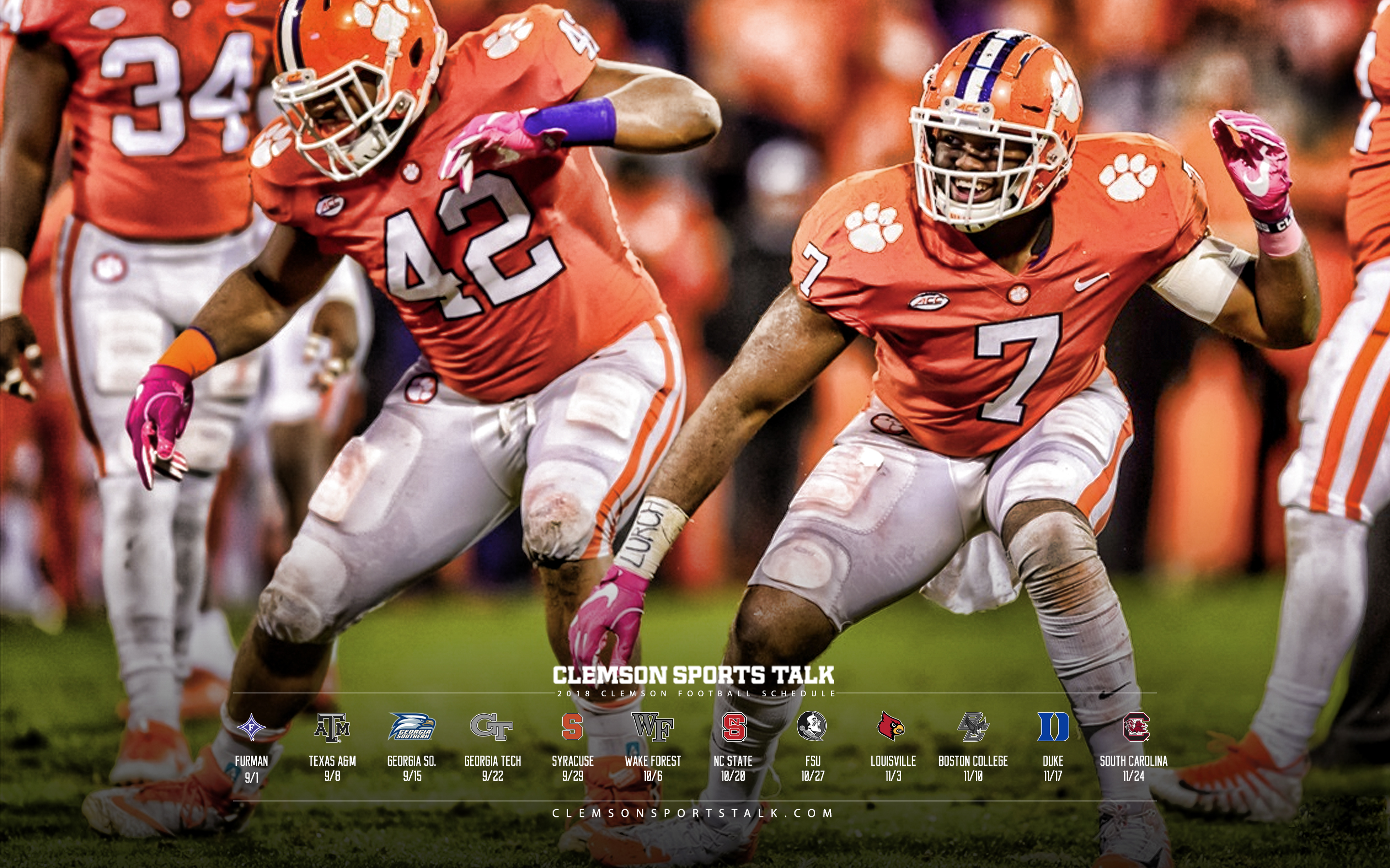 Clemson Football Desktop Wallpaper Ventarticle